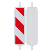 Turn traffic panel type NOX | film RA2/B, hatched | on one side indicating right